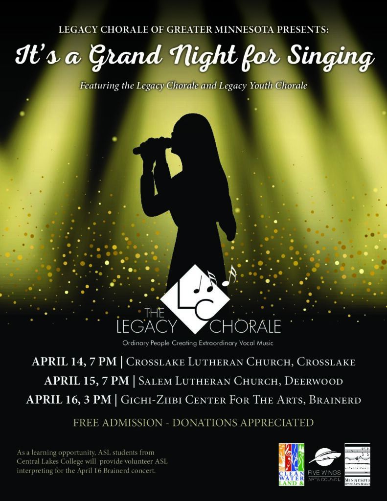 It's a Grand Night for Singing Concert Poster